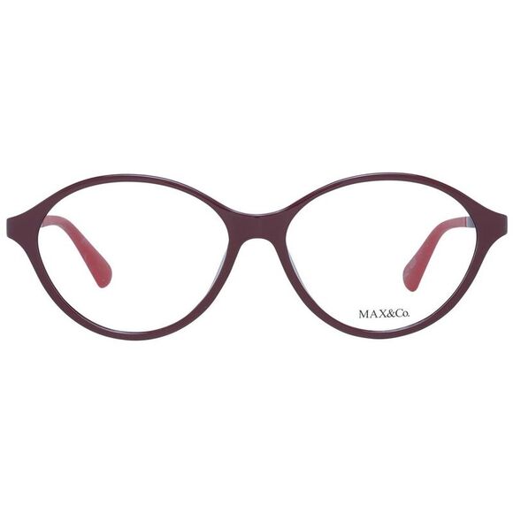 Max & Co Round Eyeglasses MA1047119 Women Burgundy Frames - Picture 2 of 3